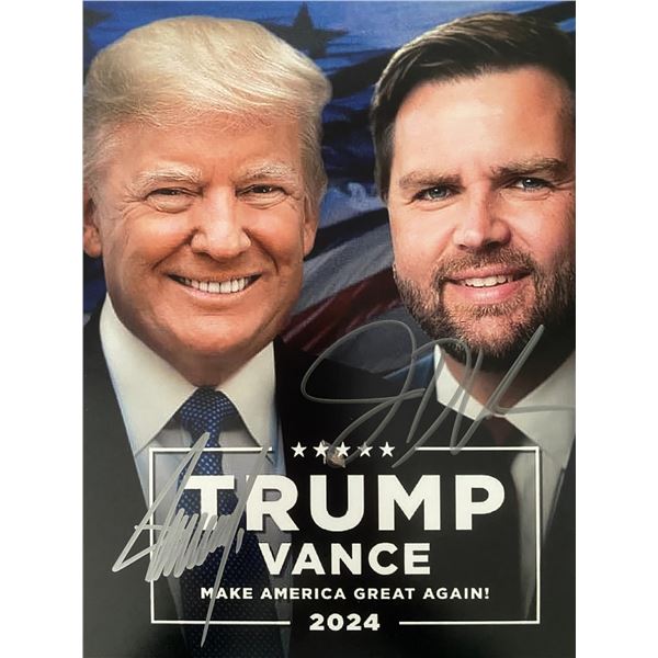 2024 Trump Vance signed photo