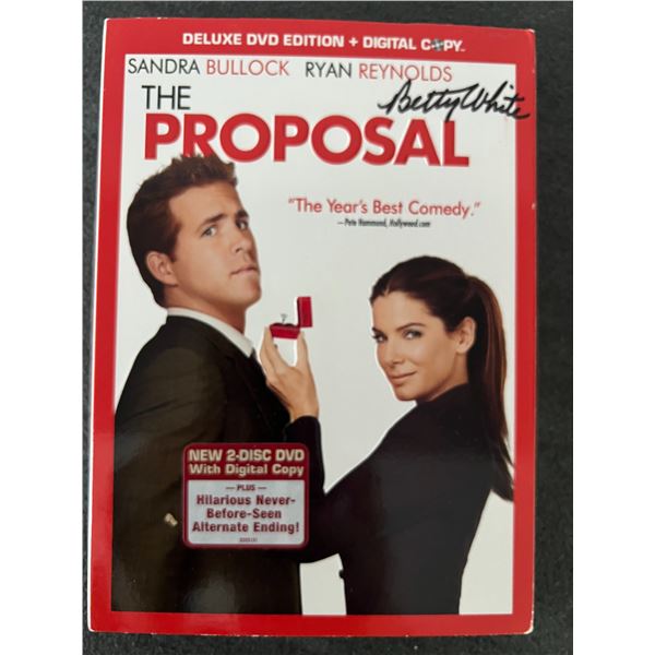 The Proposal Betty White signed DVD