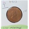 13)  CANADA 1903 KING GEORGE LARGE PENNY WITH