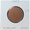 Image 2 : 13)  CANADA 1903 KING GEORGE LARGE PENNY WITH