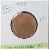 14)  CANADA 1888 QUEEN VICTORIA LARGE PENNY,