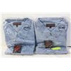 Image 1 : 2 NEW DENIM MEN'S SHIRTS -SIZE 2XL