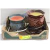Image 1 : TWO VINTAGE AROMATHERAPY WAX WARMERS