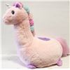 Image 1 : 30" ANIMAL PLUSH CHAIR - UNICORN