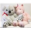 TWO XL PLUSH ANIMALS KOALA & UNICORN
