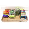 Image 1 : MAGNETIC BUILDING TOYS, VINTAGE MARBLE COLLECTION