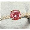 Image 1 : BZ2286-45D 10K LAB PINK DIAMOND RING