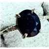 Image 1 : BZ2286-48D 10K SAPPHIRE & DIAMOND RING