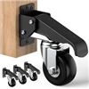 Image 1 : NEW 4 HOLKIE RETRACTABLE CASTERS