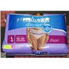 NEW ALWAYS DISCREET UNDERWEAR SIZE LARGE 38 COUNT