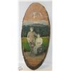 Image 1 : ANTIQUE PAINTING ON WOOD