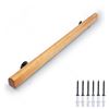 Image 1 : NEW WOODEN NON SLIP STAIRCASE HANDRAIL