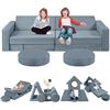 NEW 12PC MODULAR TODDLER SOFA