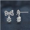 Image 2 : 1 CT GRA CERTIFIED BOW STYLE ROUND BRILLIANT