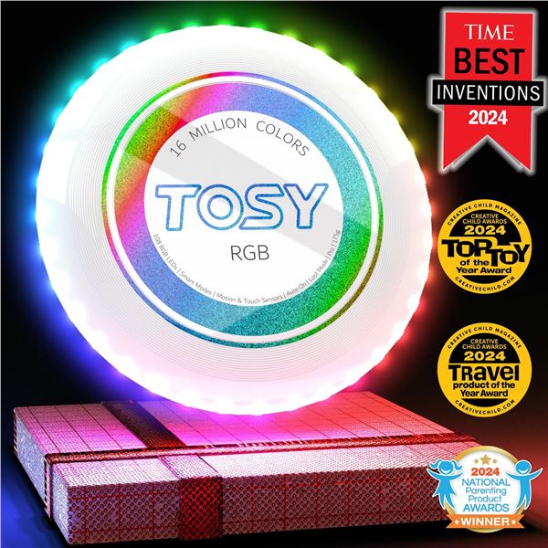 NEW TOSY RGB LED WHITE FRISBY