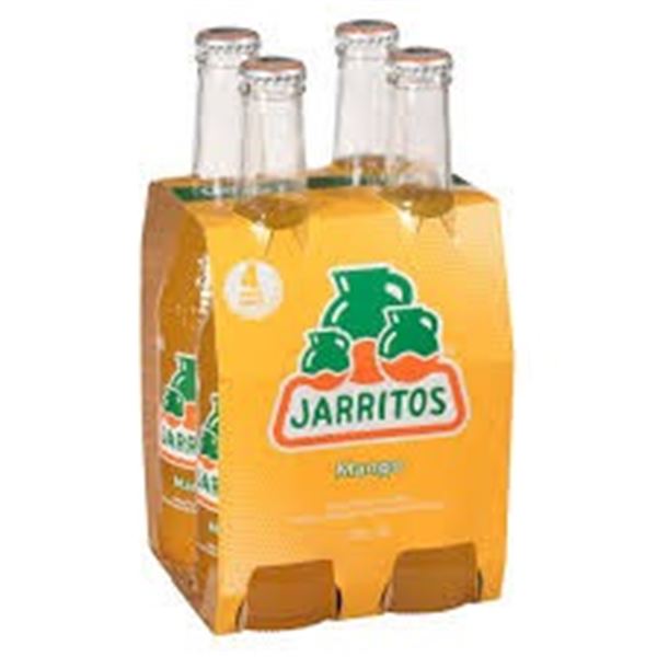 NEW 4 X 370ML JARRITOS MANGO SOFT DRINK