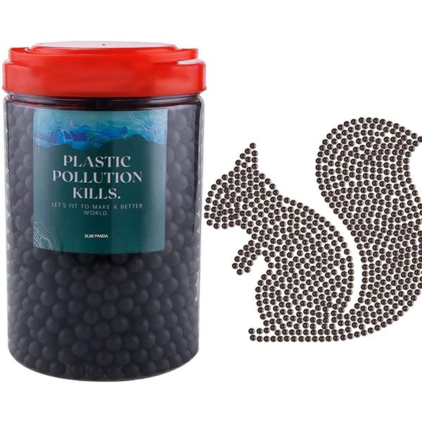 NEW 1200 PIECES SLIM PANDA 10M CLAY SLINGSHOT AMMO