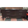 Image 1 : ESTATE DARK WOOD 4 DRAWER SIDEBOARD