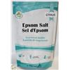 NEW 2 X 2LB YOGTI EPSOM SALT MAGNESIUM CITRUS