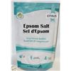 NEW 2 X 2LB YOGTI EPSOM SALT MAGNESIUM CITRUS
