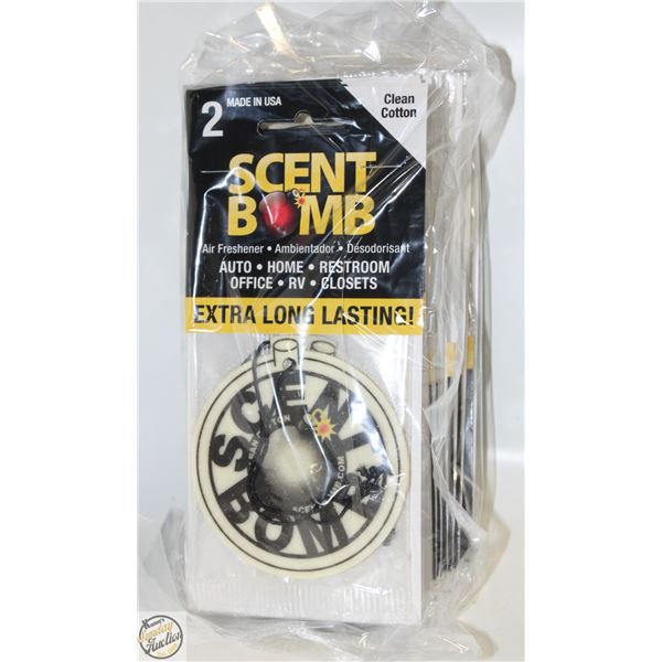 24 NEW AIR FRESHENERS - BLACK BOMB