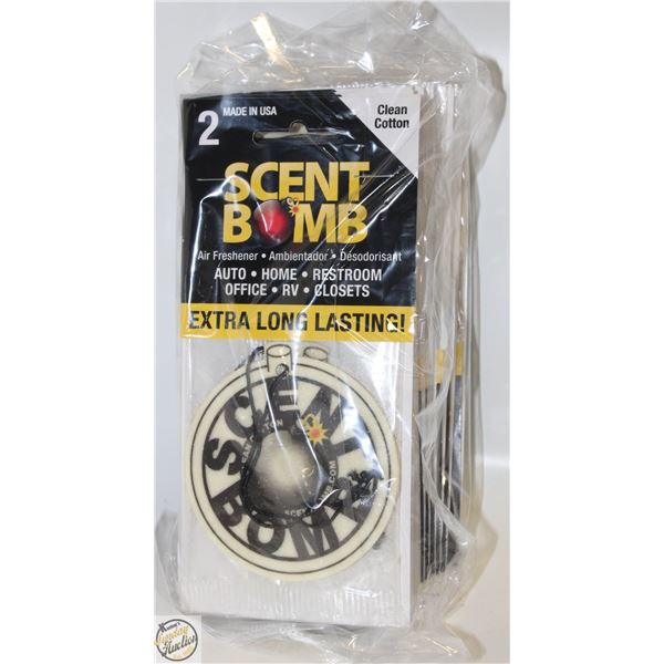 24 NEW AIR FRESHENERS - CLEAN COTTON