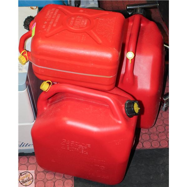 4 JERRY CANS