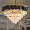 Image 1 : NEW WITH BOX MODERN CRYSTAL CHANDELIER