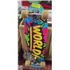 WORLD SKATEBOARD WITH NEW BEARINGS & WHEELS