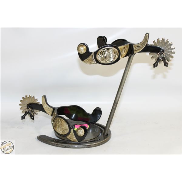 NORDIC FORGE UNIQUE SPUR DESIGN FOLKART