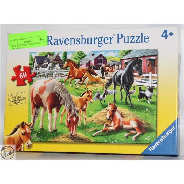 NEW RAVENSBURGER PUZZLE FARMHOUSE