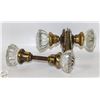 VINTAGE 2 GLASS DOOR KNOBS