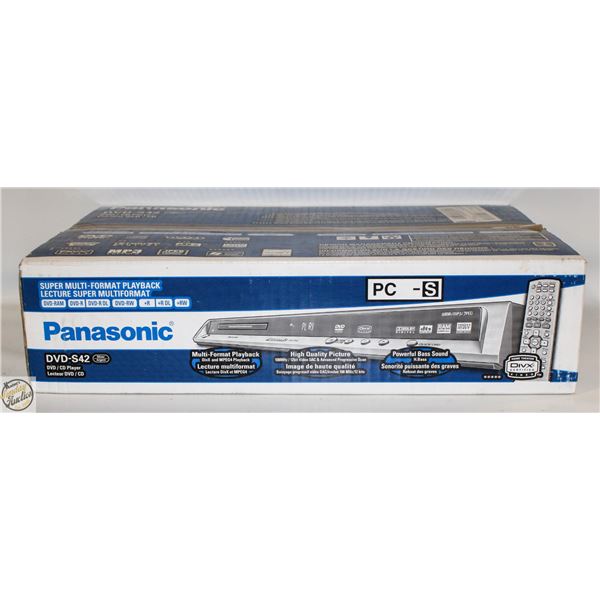 PANASONIC DVD-S42 DVD/CD PLAYER