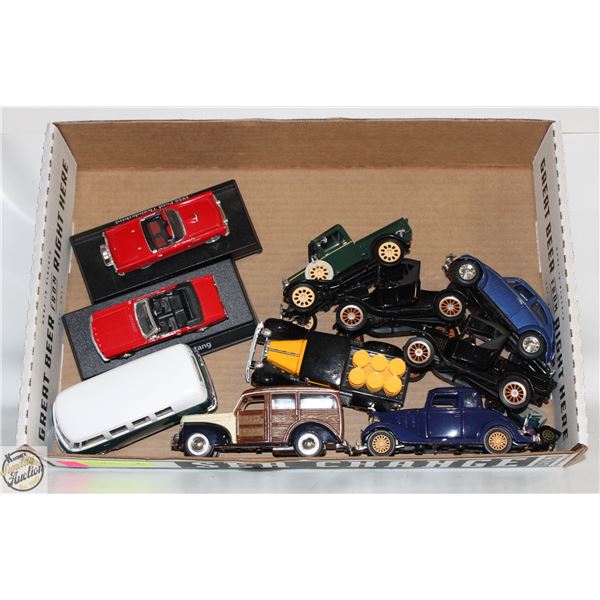 FLAT OF VINTAGE CARS AND TRUCKS