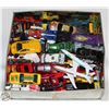 TIN OF 60+ DIE CAST CARS & PLANES