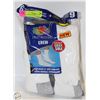 WHITE CREW SOCKS 12-16 SIZE 6-PACK FRUIT OF THE