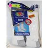 WHITE CREW SOCKS 12-16 SIZE 6-PACK FRUIT OF THE