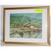 WALTER'S MILL EDMONTON FRAMED PRINT OF 1980