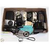 LOT OF VINTAGE/MODERN CAMERAS & ACCESSORIES
