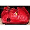 GENUINE MICHAEL KORS SOFT RED LEATHER