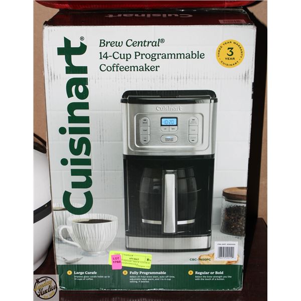 NEW CUISINART BREW CENTRAL 14 CUP PROGRAMMABLE