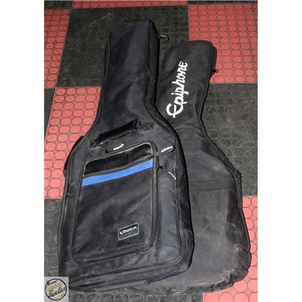 LOT OF ESTATE GUITARS **AS IS* WITH CARRYING CASES