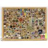 LARGE DISPLAY OF COLLECTOR PINS