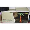 NEW 6 FT LIGHT UP SPARKLE PALM TREE IN BOX