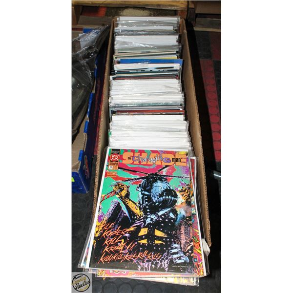 LONG BOX OF COMICS 150+