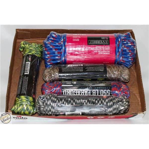 SEALED ROPE LOT OF 4