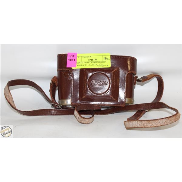ESTATE 1960'S GERMAN BALDA CAMERA W/ LEATHER CASE