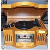 ANTIQUE STYLE RECORD PLAYER CD RADIO