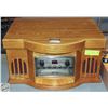 Image 2 : ANTIQUE STYLE RECORD PLAYER CD RADIO