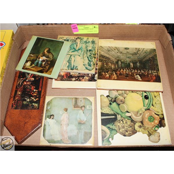 7 COLLECTIBLE WALL TILES